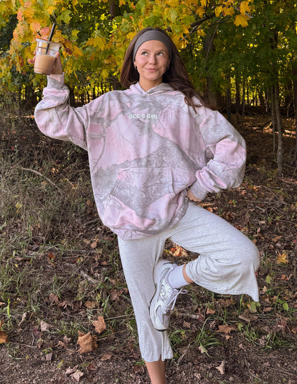 God's Girl Pink Camo Midweight Hoodie