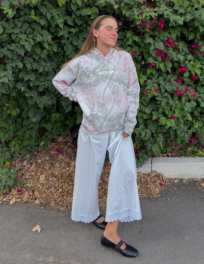 God's Girl Pink Camo Midweight Hoodie