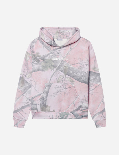 God's Girl Pink Camo Midweight Hoodie