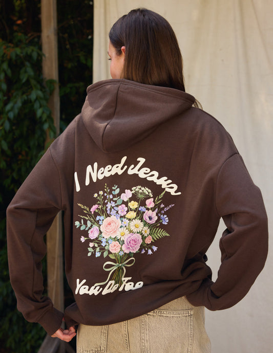 I Need Jesus Midweight Hoodie