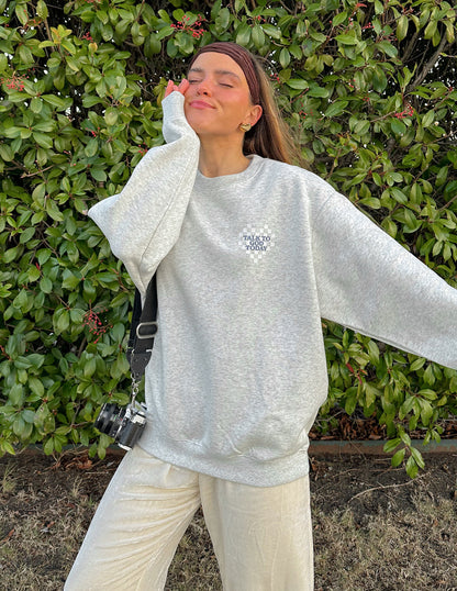 Talk to God Unisex Crewneck