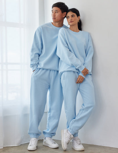 Basics Dream Blue Unisex Crewneck