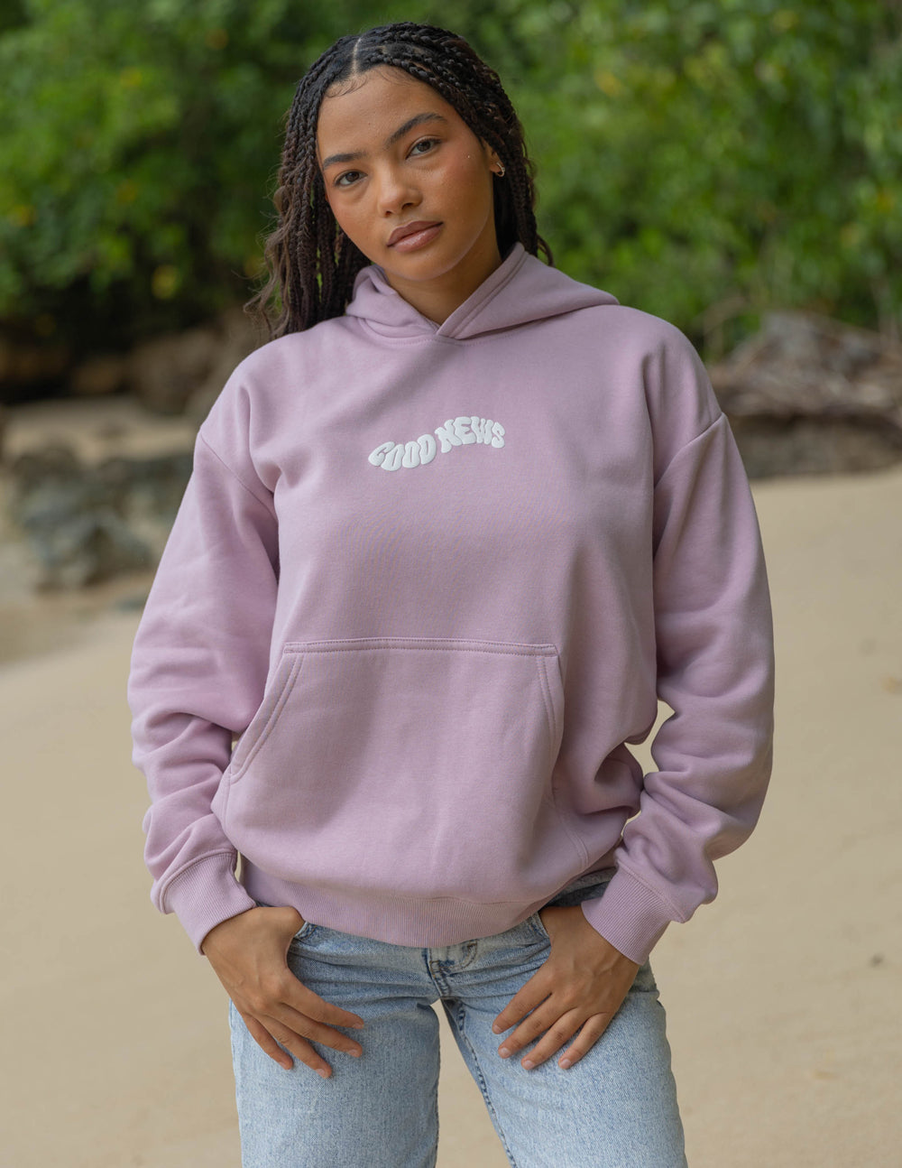 Good News Pink Unisex Hoodie