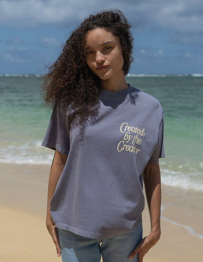 Created by the Creator Plum Unisex Tee