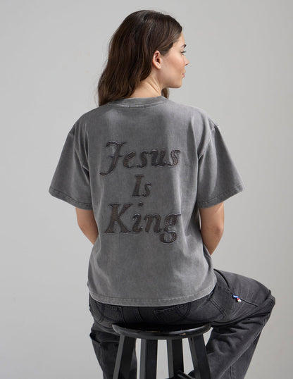 Not Sorry Jesus Is King Heavyweight Tee