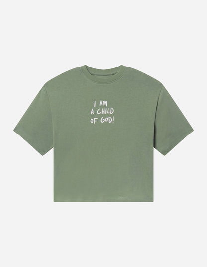 Child of God Cropped Women's Tee