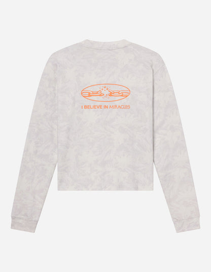 I Believe in Miracles Camo LS Heavyweight Tee