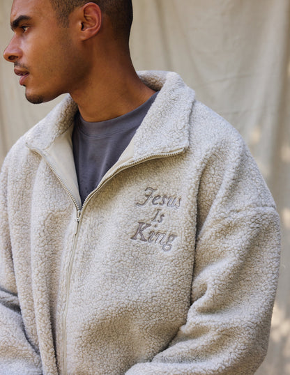 Jesus Is King Fleece Full-Zip Jacket