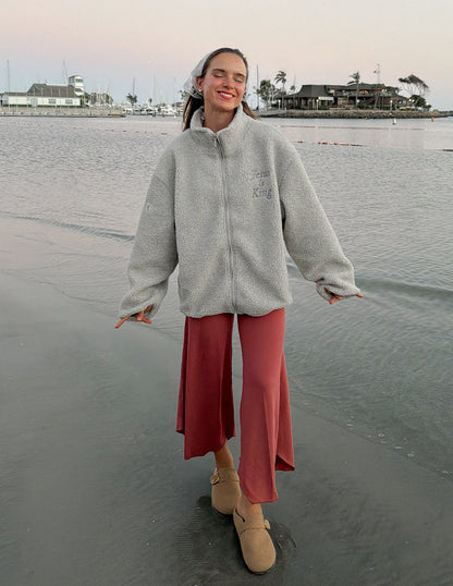 Jesus Is King Fleece Full-Zip Jacket