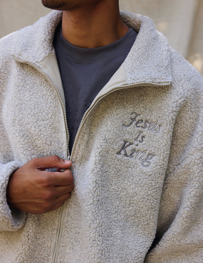 Jesus Is King Fleece Full-Zip Jacket