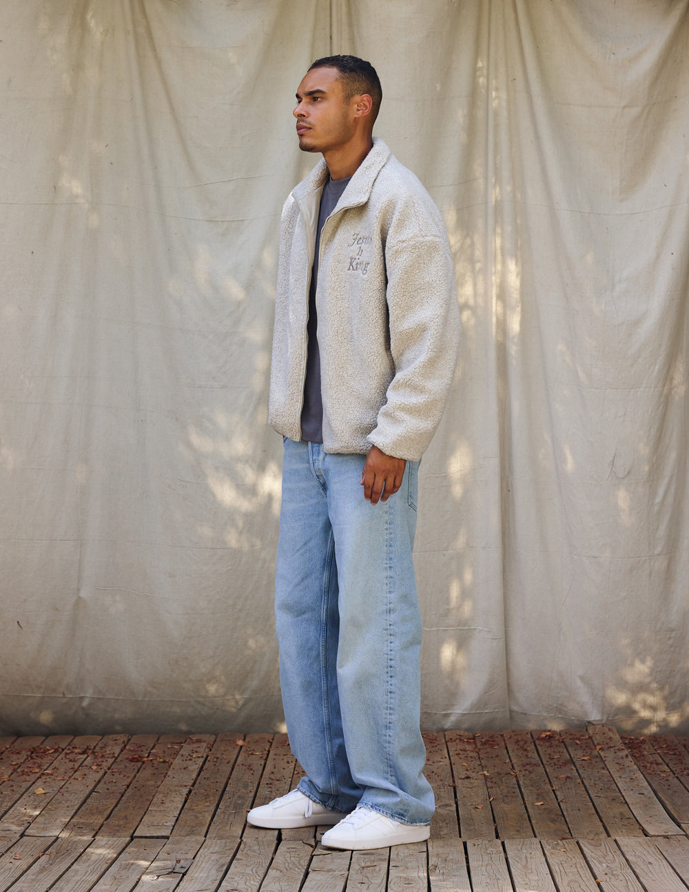 Jesus Is King Fleece Full-Zip Jacket