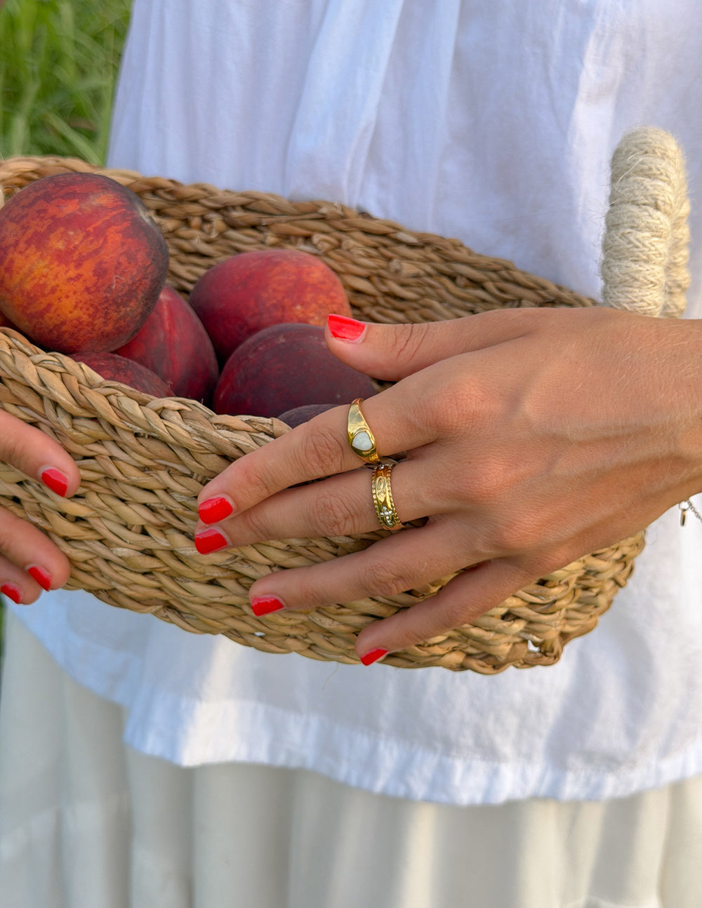 Jesus Fish Cross Gem Ring