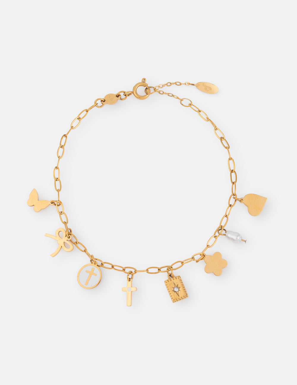 Transformation Charm Paperclip Chain Bracelet