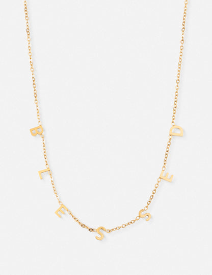 Blessed Dainty Necklace
