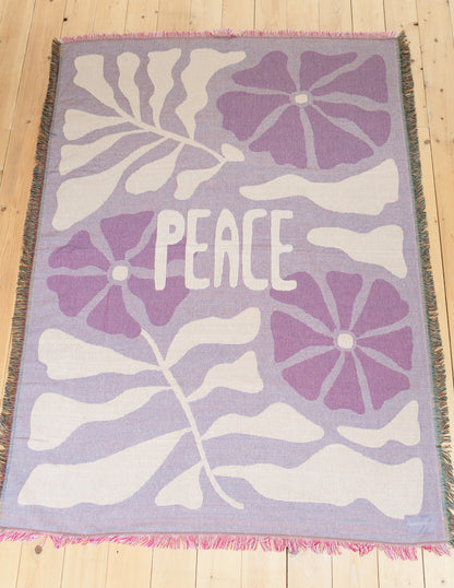 Peace Throw Blanket